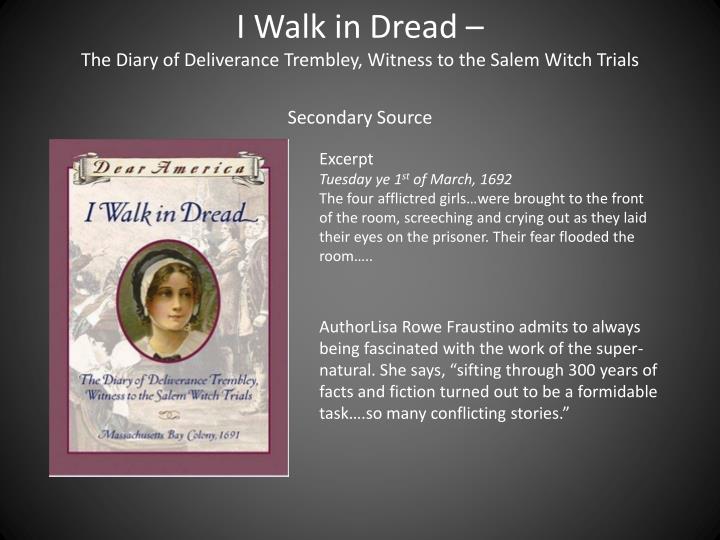 PPT Primary and Secondary Sources the Salem Witch