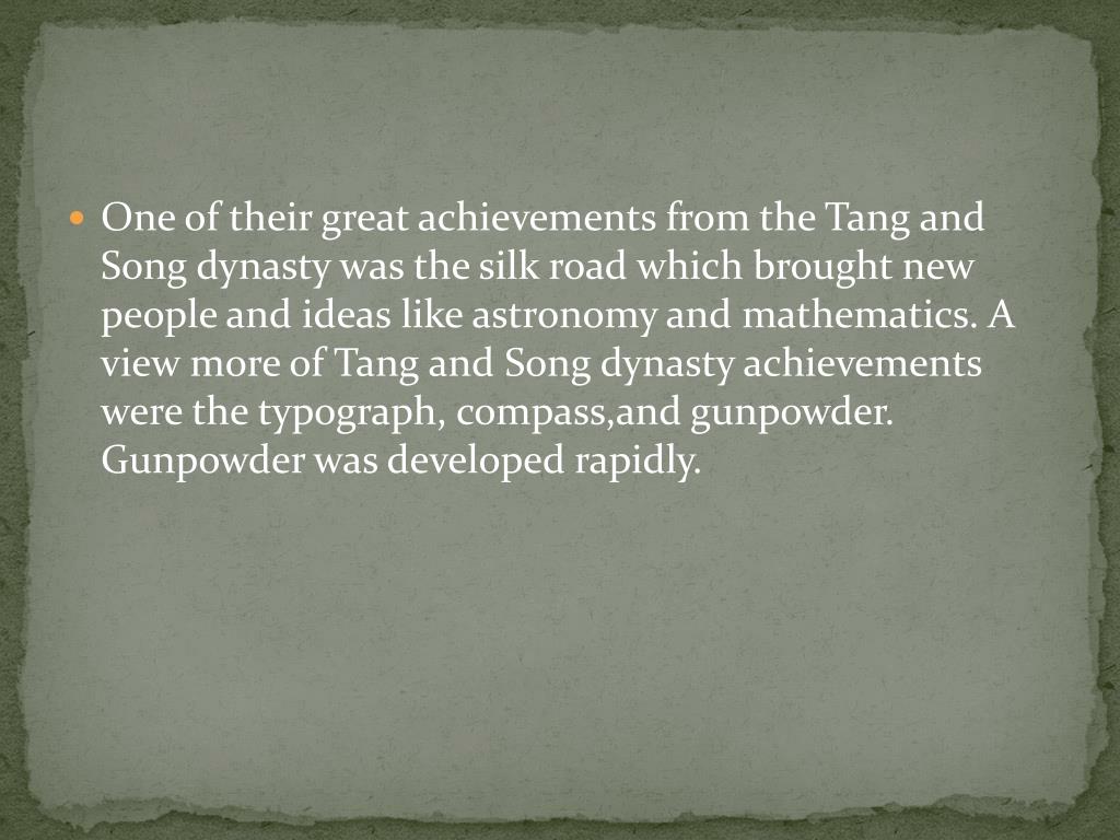 PPT China’s Tang and Song Dynasties 6181279 AD PowerPoint