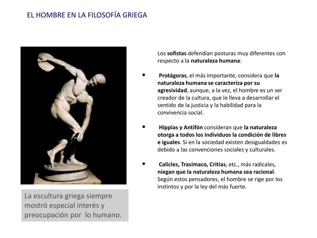 PPT EL HOMBRE EN LA FILOSOFÍA GRIEGA PowerPoint Presentation, free