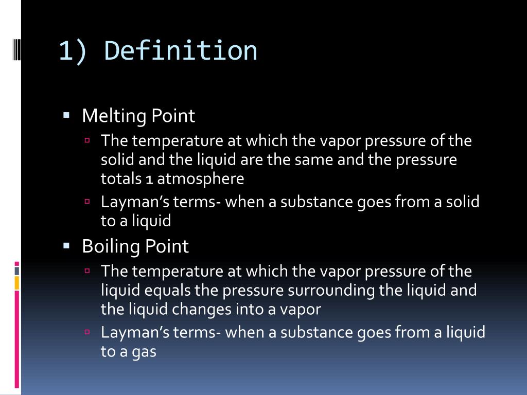 PPT Melting Point and Boiling Point PowerPoint Presentation, free