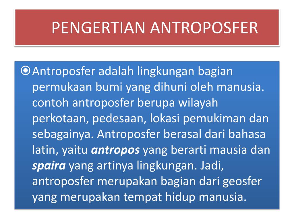 PPT DINAMIKA ANTROPOSFER PowerPoint Presentation, free download ID