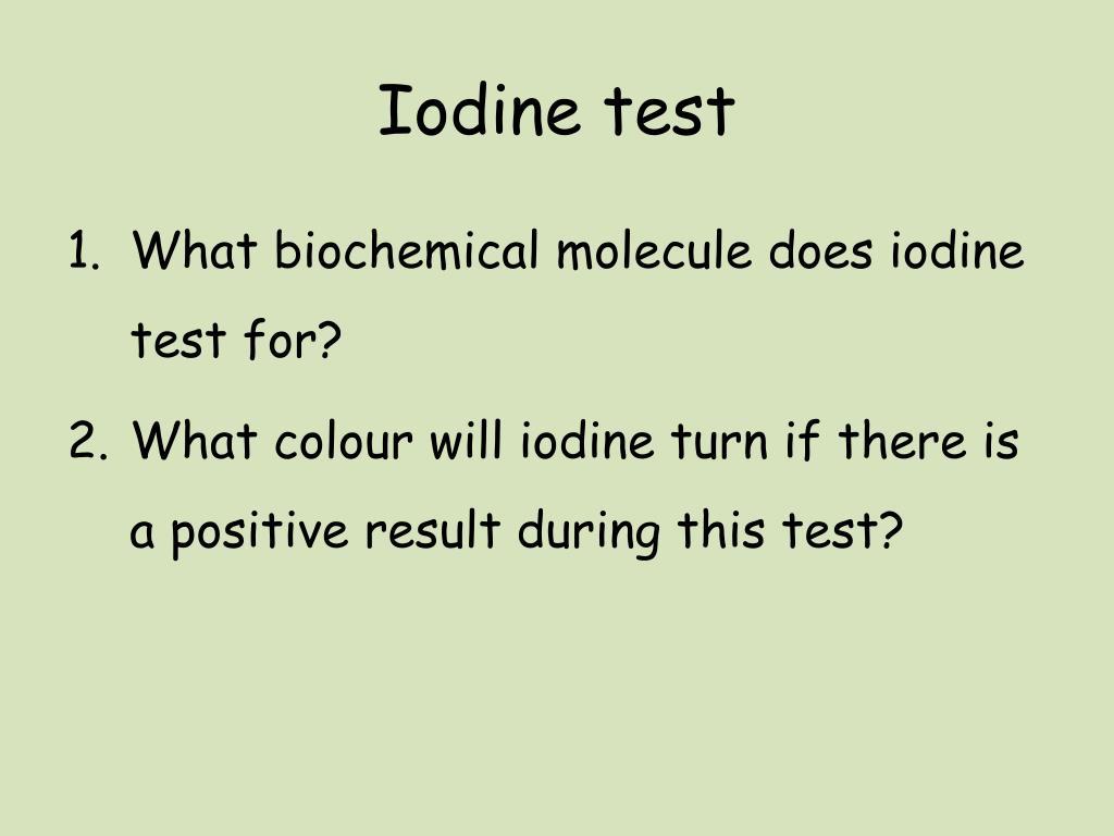PPT Testing carbohydrates. Benedict’s and Iodine test. PowerPoint
