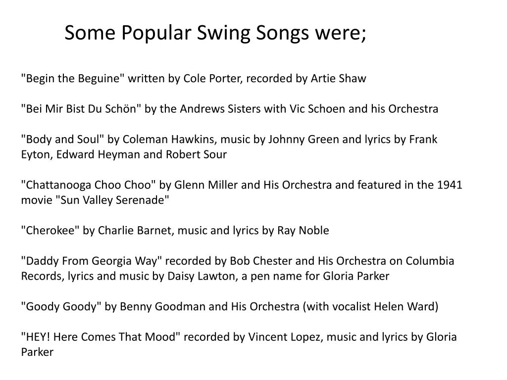 PPT The History of Swing PowerPoint Presentation, free download ID