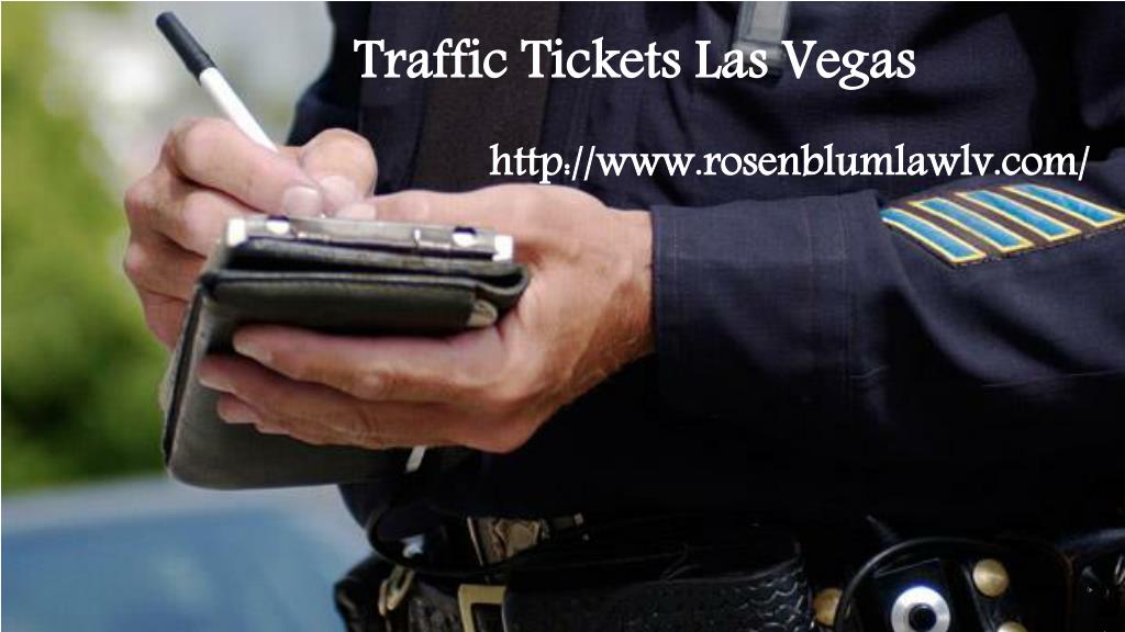 PPT Traffic Ticket Las Vegas PowerPoint Presentation, free download