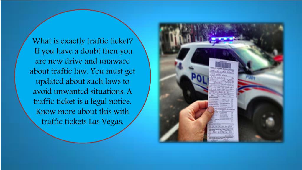 PPT Traffic Ticket Las Vegas PowerPoint Presentation, free download