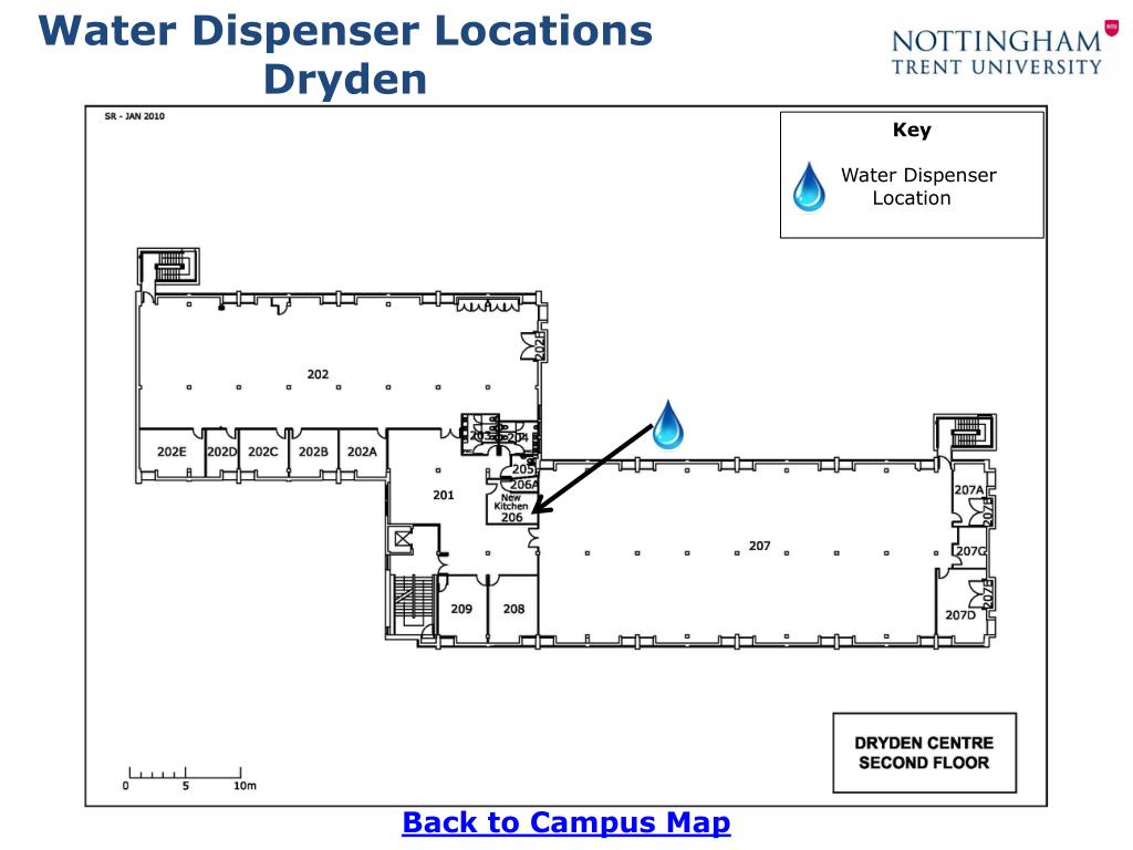 PPT Water Dispenser Locations City Campus PowerPoint Presentation