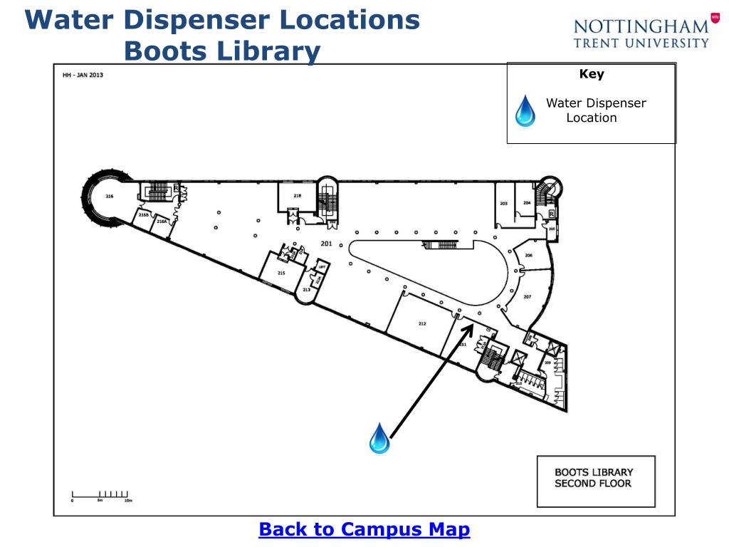 PPT Water Dispenser Locations City Campus PowerPoint Presentation