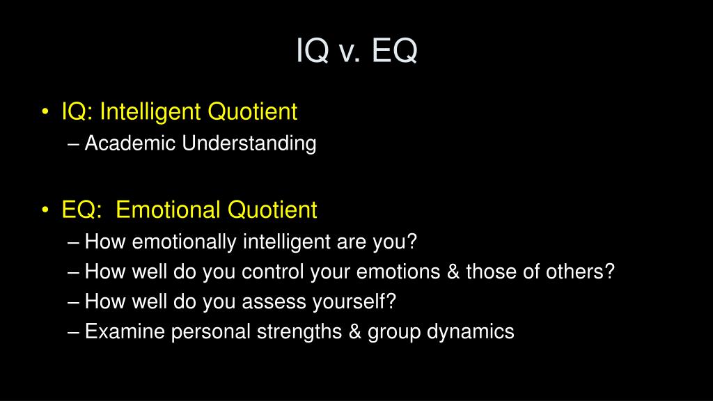 PPT Intelligence v. Emotional PowerPoint Presentation, free download