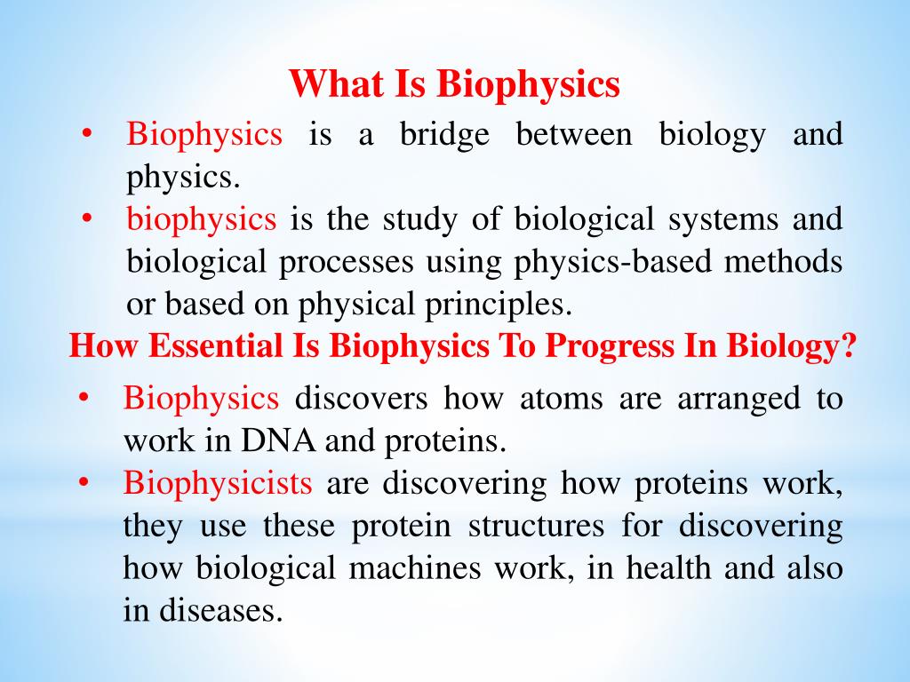 PPT An Introduction to Biophysics (PHR 177)Course PowerPoint