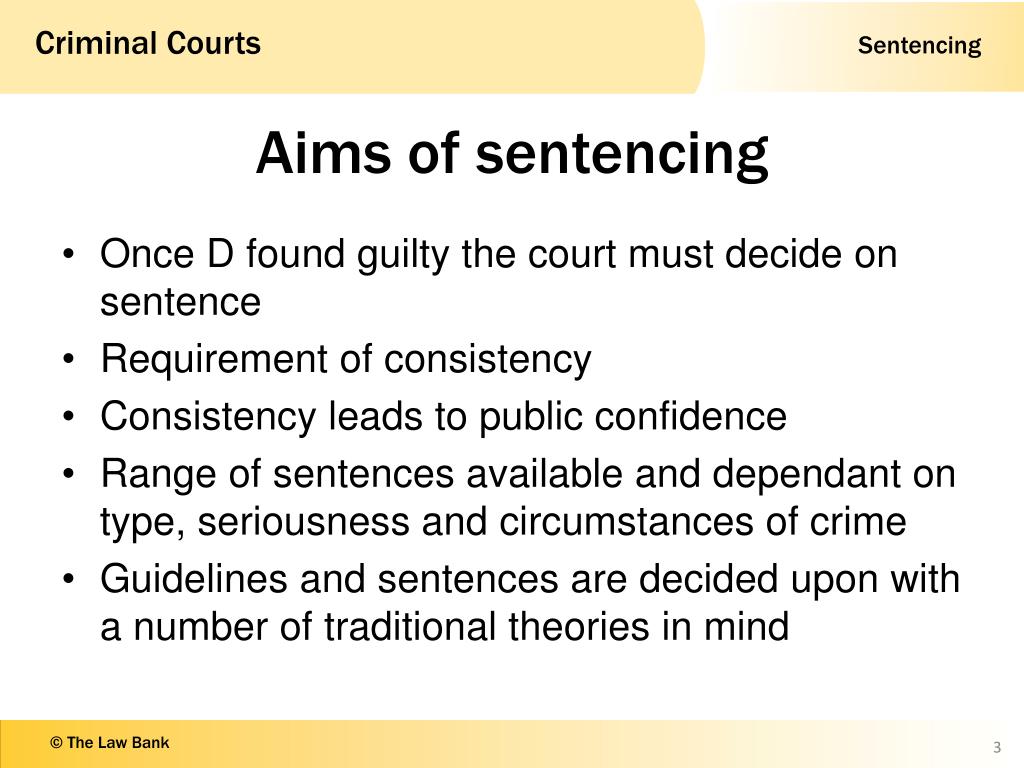 PPT The Criminal Courts Procedure and Sentencing PowerPoint