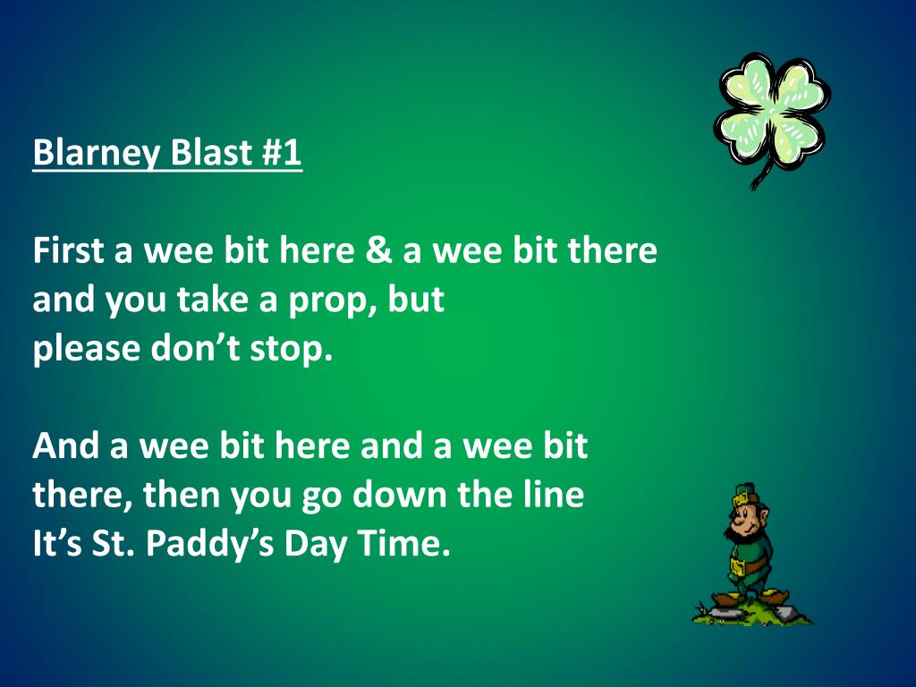 PPT - Blarney Blast PowerPoint Presentation, free download - ID:2337949