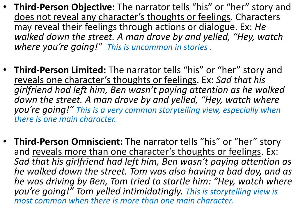 PPT RL.5.6. Describe how a narrator’s or speaker’s point of view