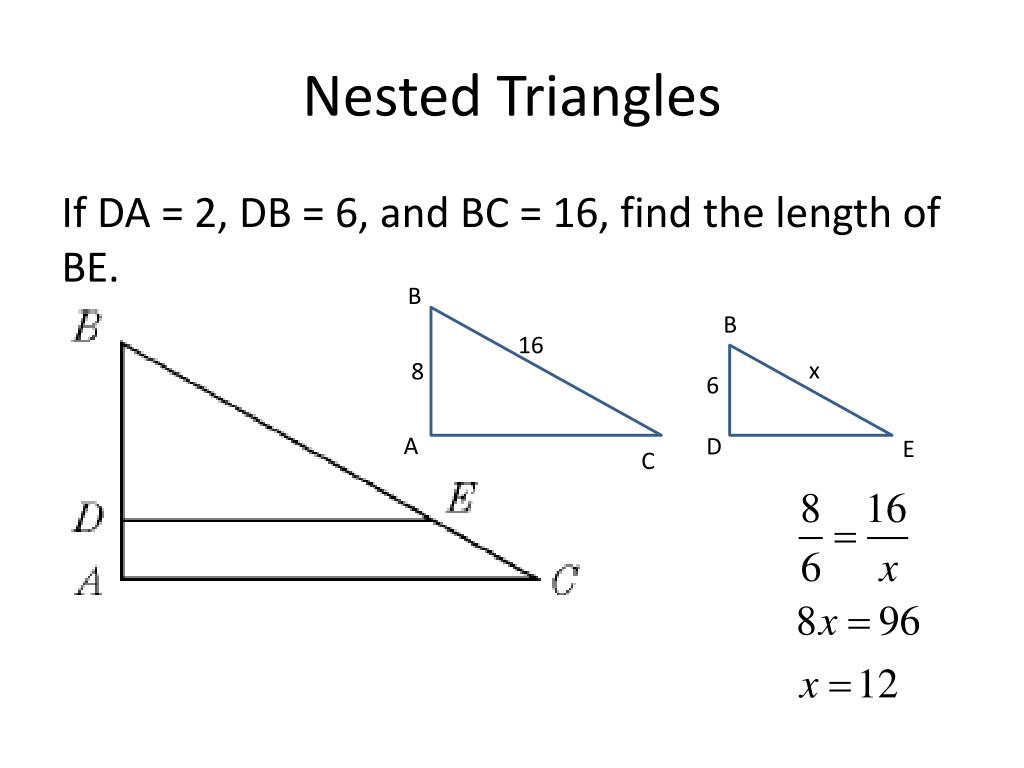 PPT Geometry 72 Solving Similar Δ ’s PowerPoint Presentation, free
