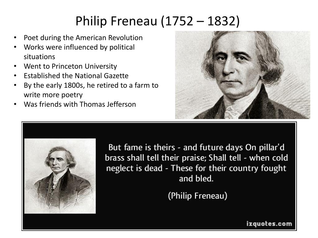 PPT The American Soldier By Philip Freneau PowerPoint Presentation