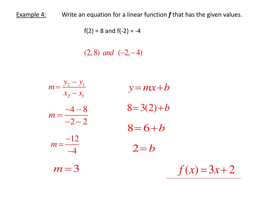 PPT Algebra I Notes Section 5.2 Use Linear Equations in Slope