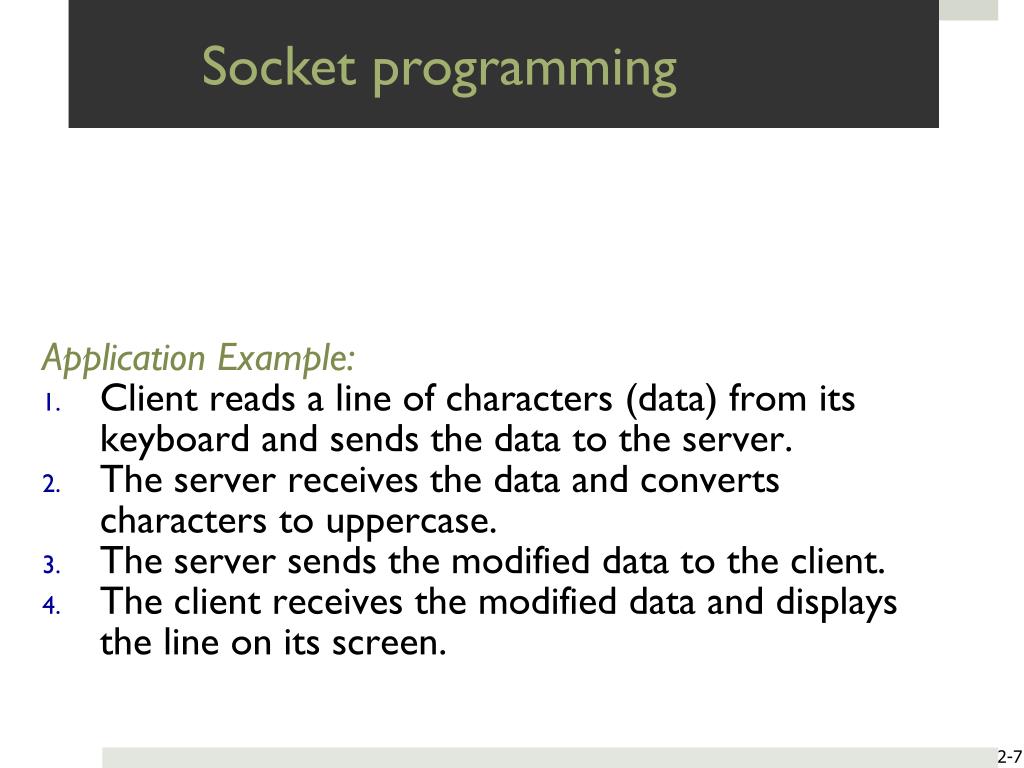 PPT Socket programming PowerPoint Presentation, free download ID