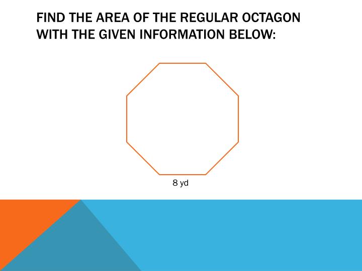 PPT Area of a Regular Polygon PowerPoint Presentation ID2360332
