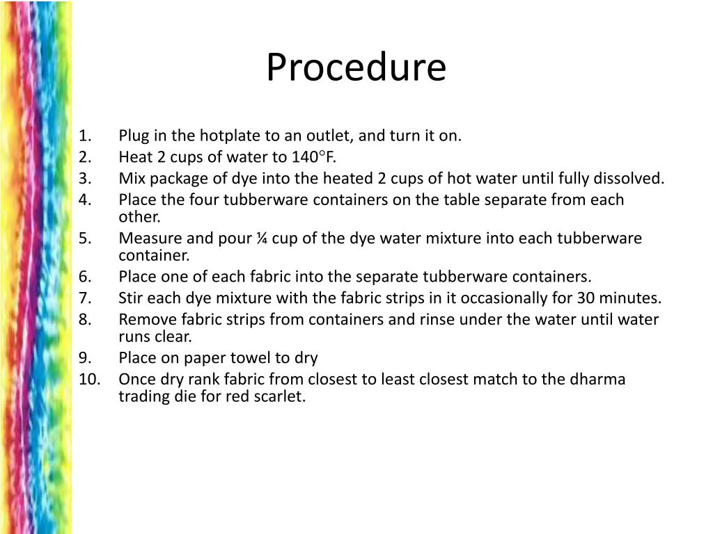 PPT Fabric Dyeing PowerPoint Presentation, free download ID2361074