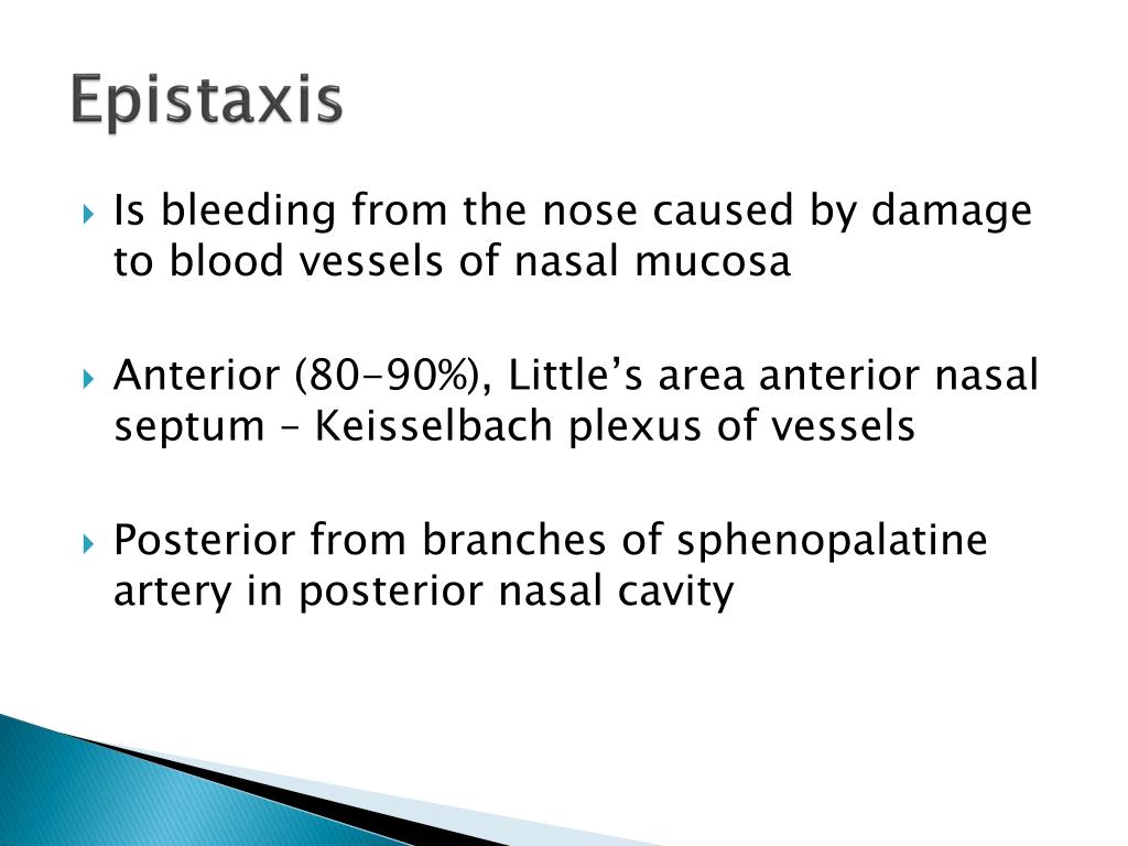 PPT Epistaxis PowerPoint Presentation, free download ID2362962