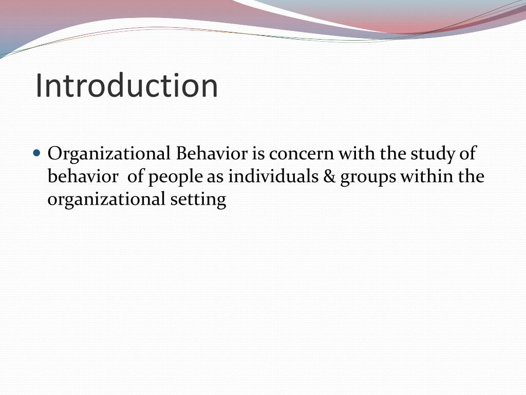 Introducing Organizational Behaviour & Management AbeBooks