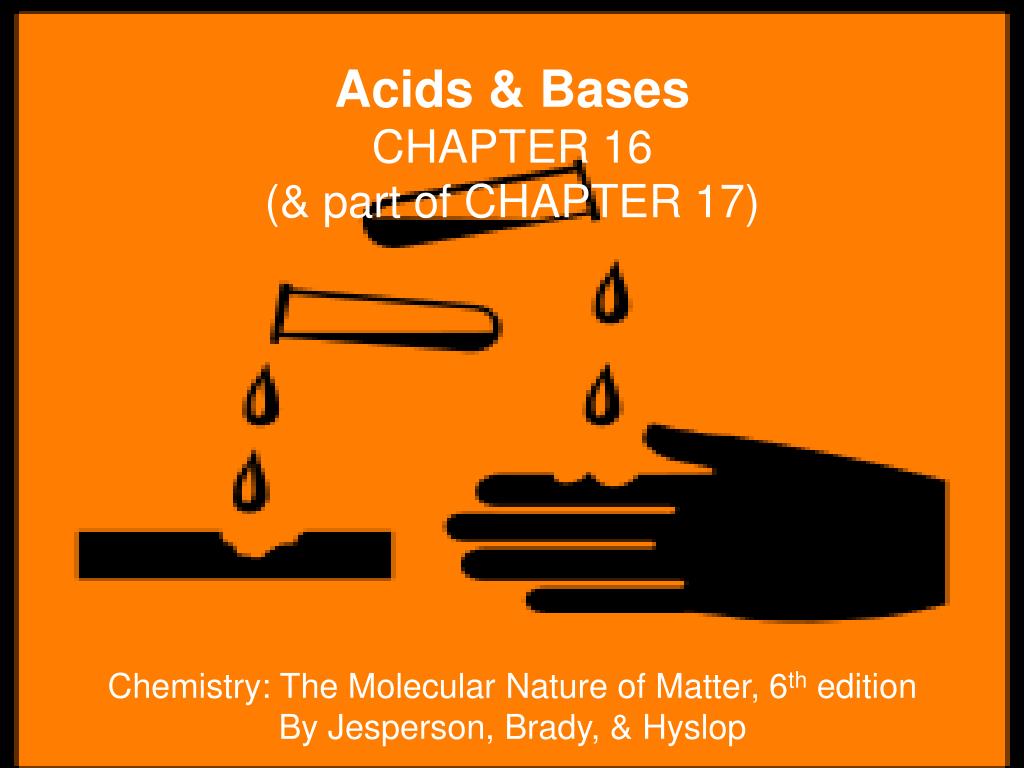 PPT Acids & Bases CHAPTER 16 (& part of CHAPTER 17) PowerPoint