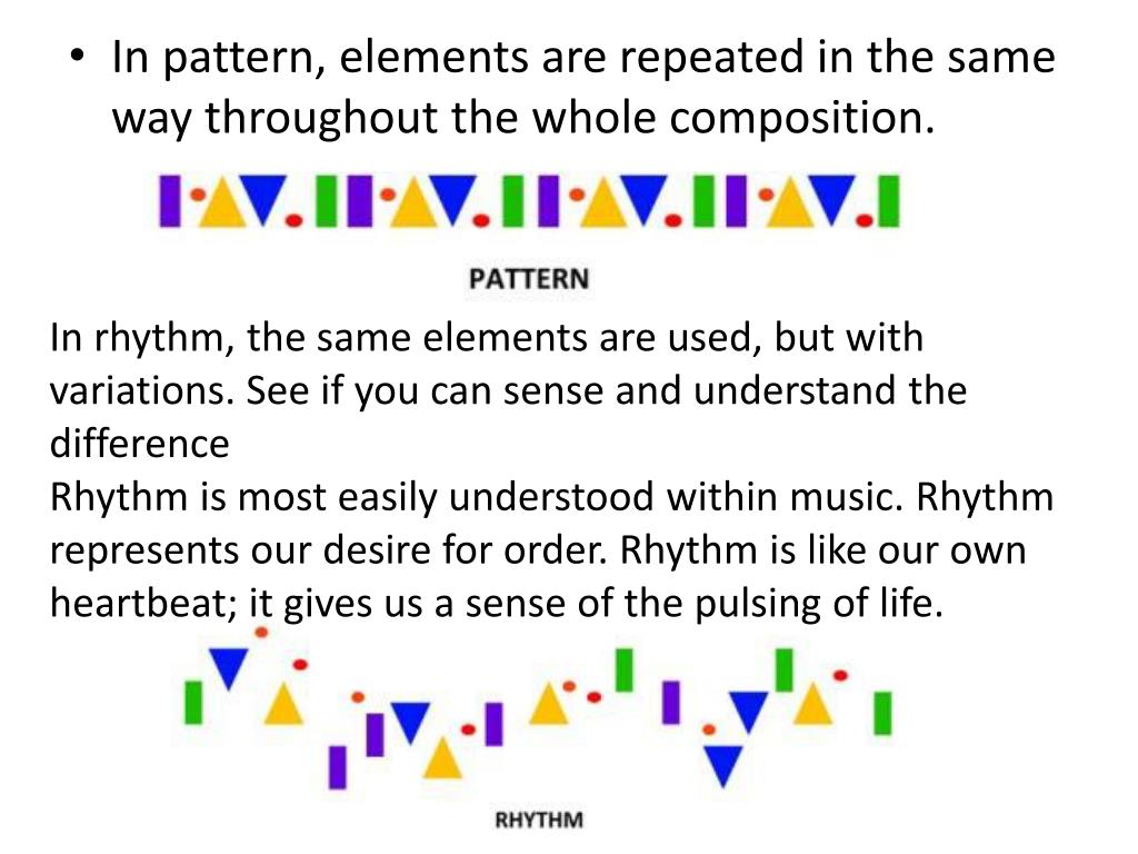PPT Patterns and Rhythm PowerPoint Presentation, free download ID