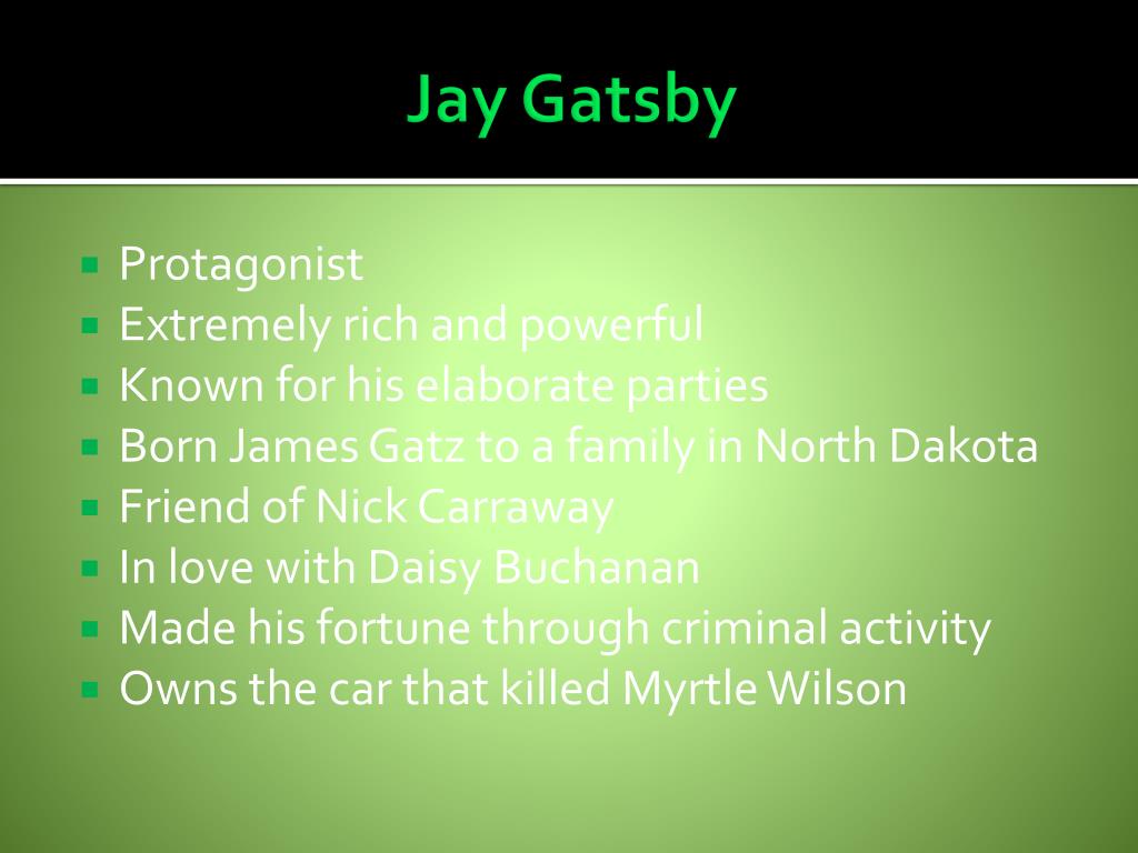 PPT The Great Gatsby PowerPoint Presentation, free download ID2364721