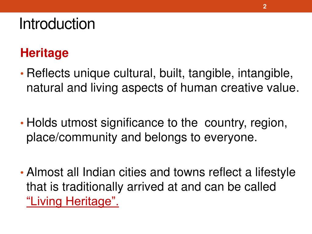 PPT Heritage Conservation & Management PowerPoint Presentation ID