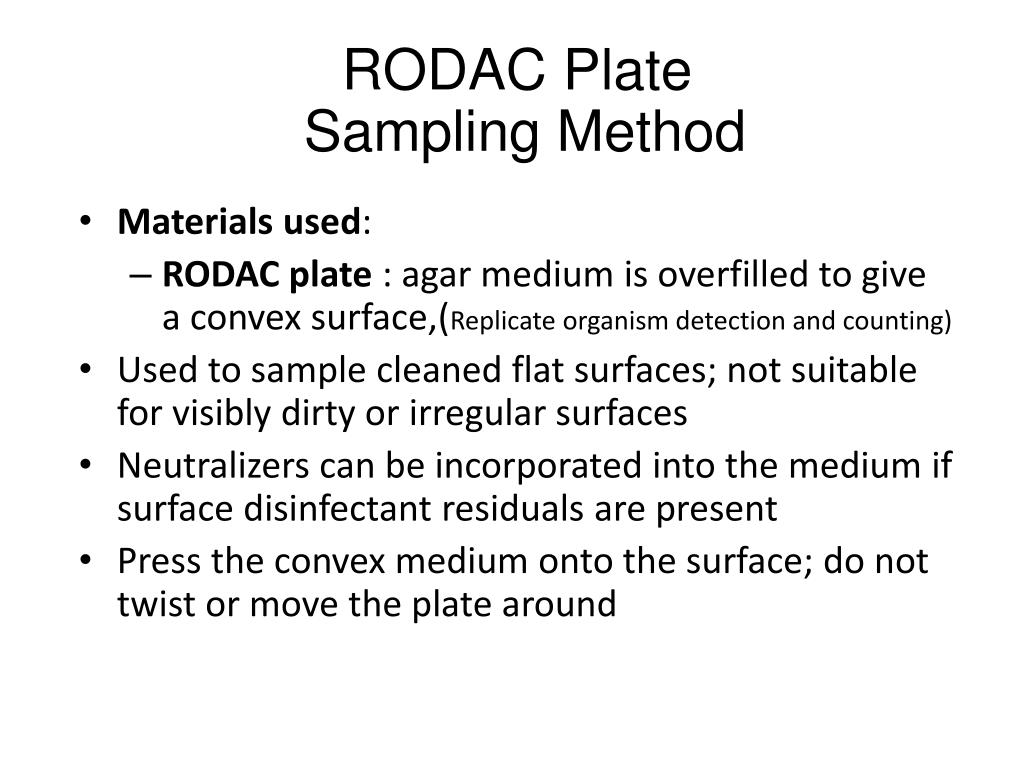 PPT Environmental Sampling of Surfaces PowerPoint Presentation, free