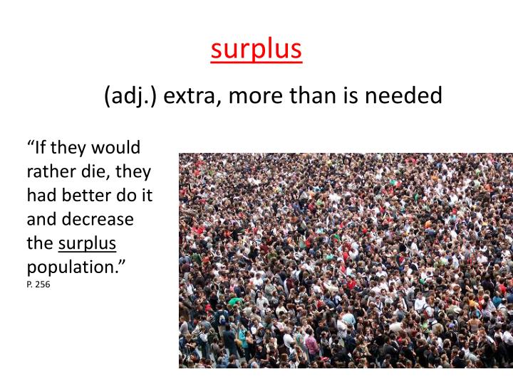 Christmas Carol Decrease The Surplus Population PPT “A Christmas Carol” by Charles Dickens Dramatized by Frederick