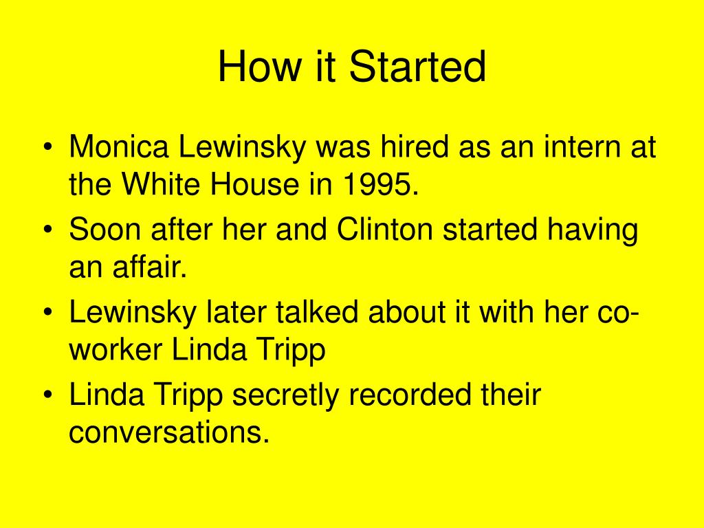 PPT Lewinsky Scandal PowerPoint Presentation, free download ID2370164