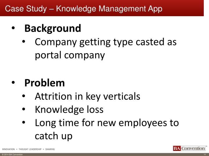 Knowledge management case study with solution ppt