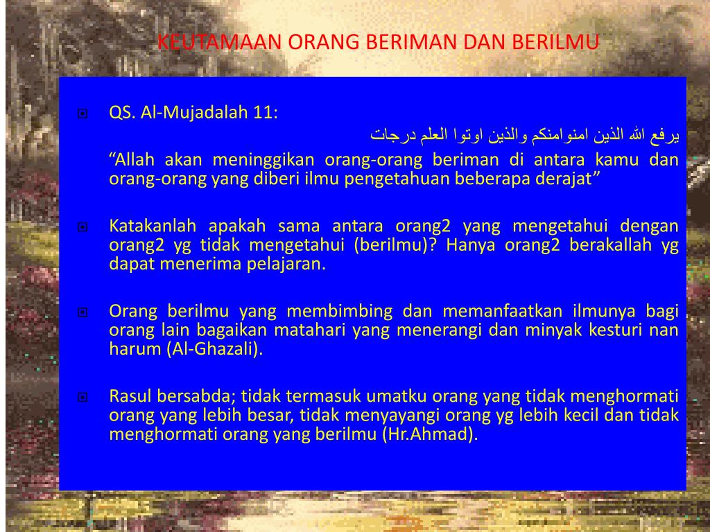 PPT Islam Dan Ilmu Pengetahuan PowerPoint Presentation, free download