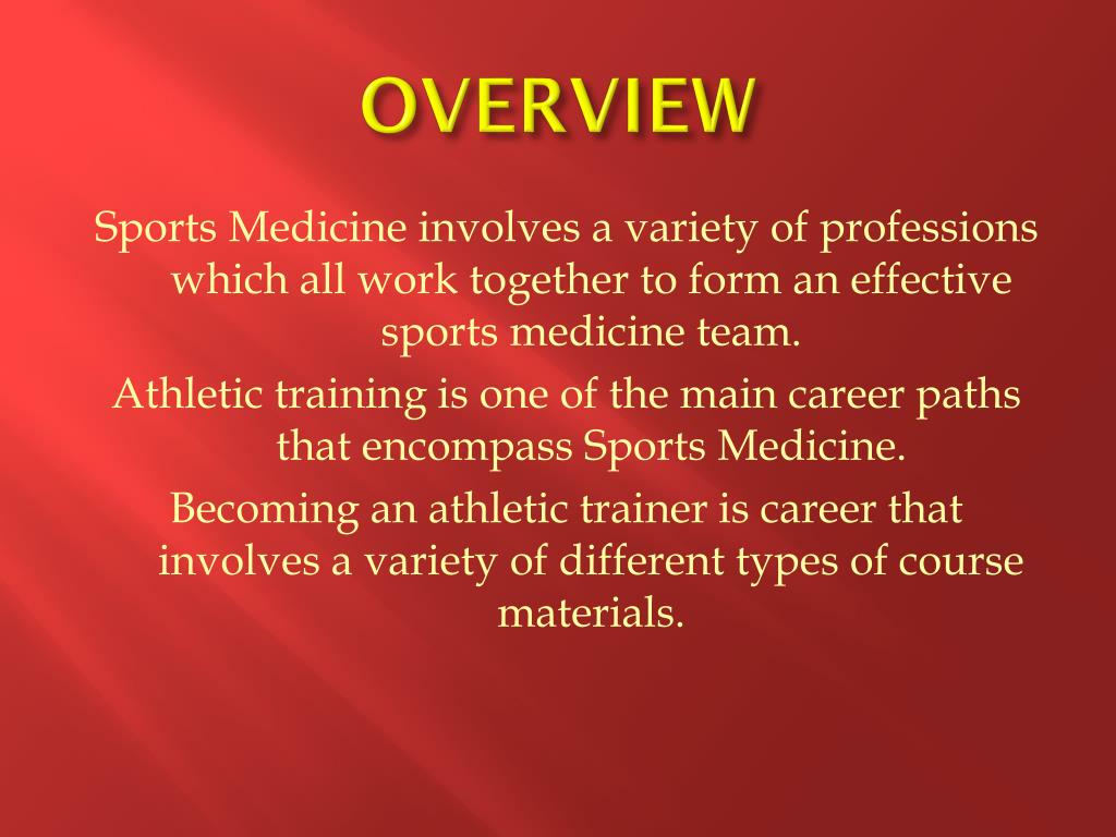 PPT Athletic Training as a Profession PowerPoint Presentation, free