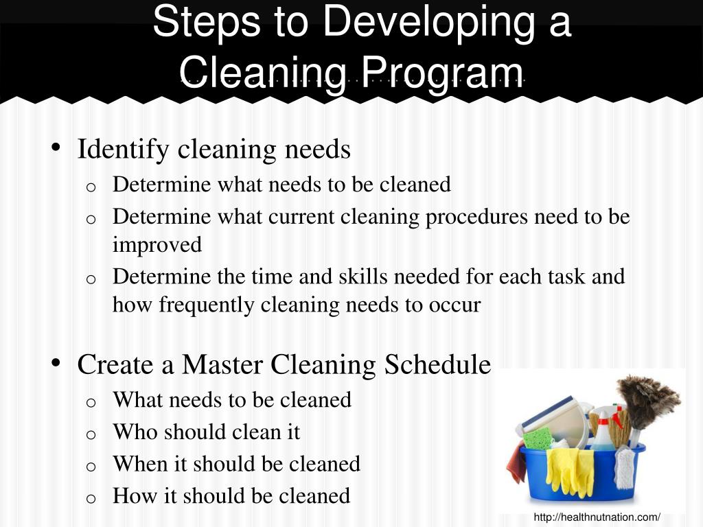 PPT Cleaning and Sanitizing & Integrated Pest Management Chapter 12
