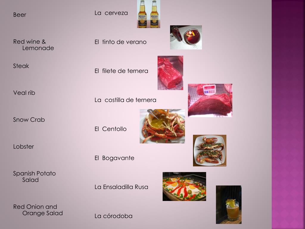 PPT Spanish Food vs. Mexican Food PowerPoint Presentation, free