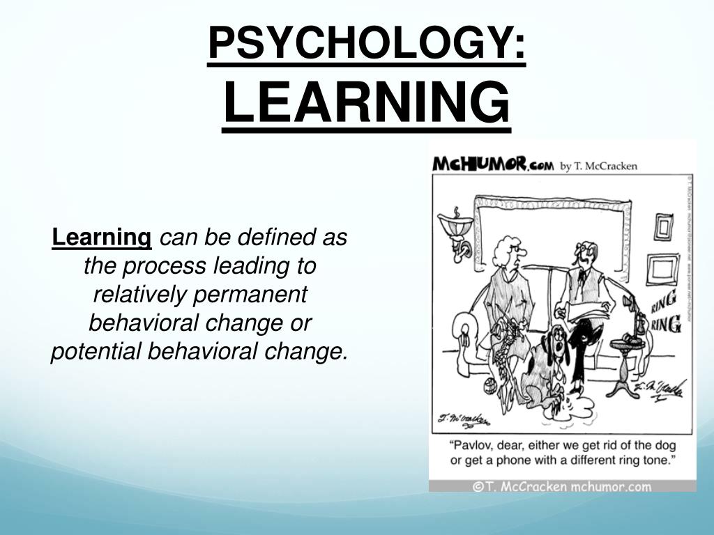 PPT PSYCHOLOGY LEARNING PowerPoint Presentation, free download ID