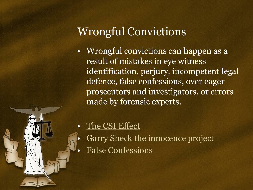 PPT Miscarriage of Justice PowerPoint Presentation, free download