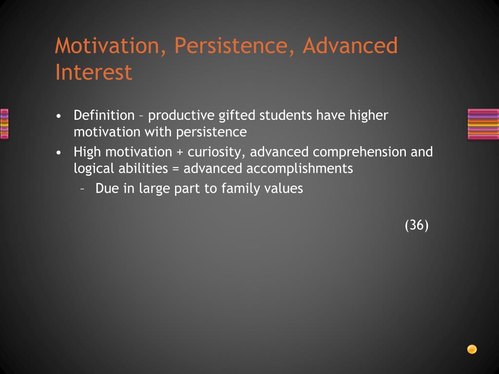 PPT Characteristics Of Gifted Students PowerPoint Presentation, free