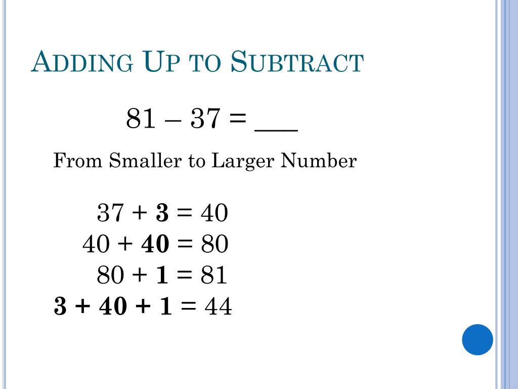 PPT - Teaching Addition and Subtraction for Meaning PowerPoint