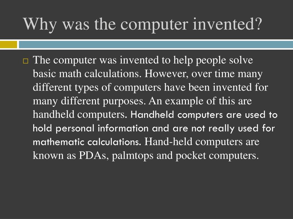 PPT Computers PowerPoint Presentation, free download ID2382555