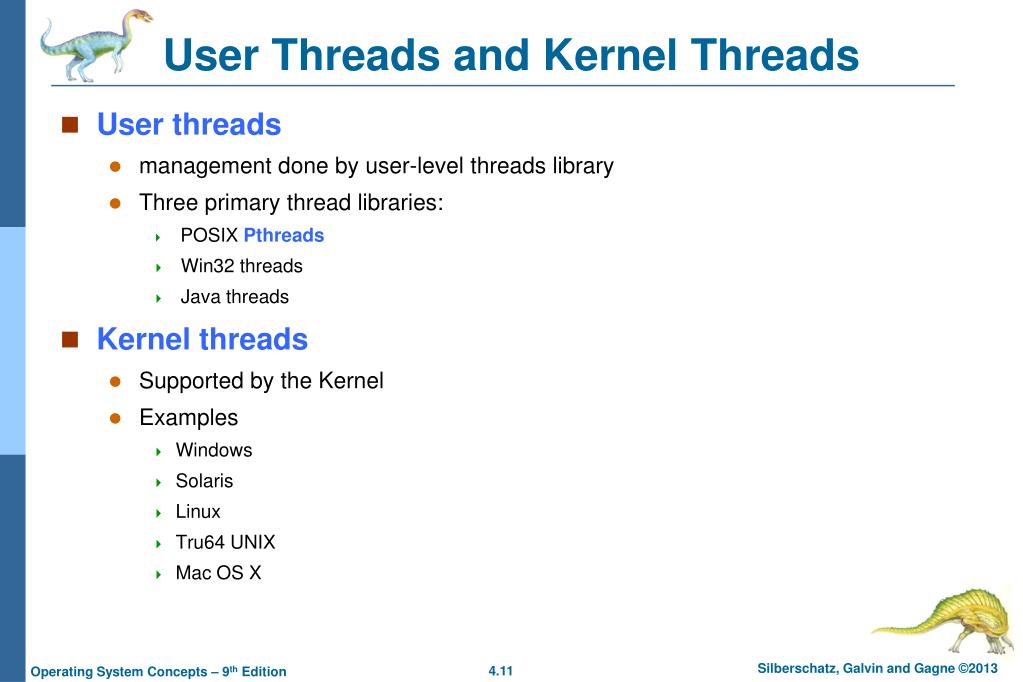 PPT Chapter 4 Threads PowerPoint Presentation, free download ID