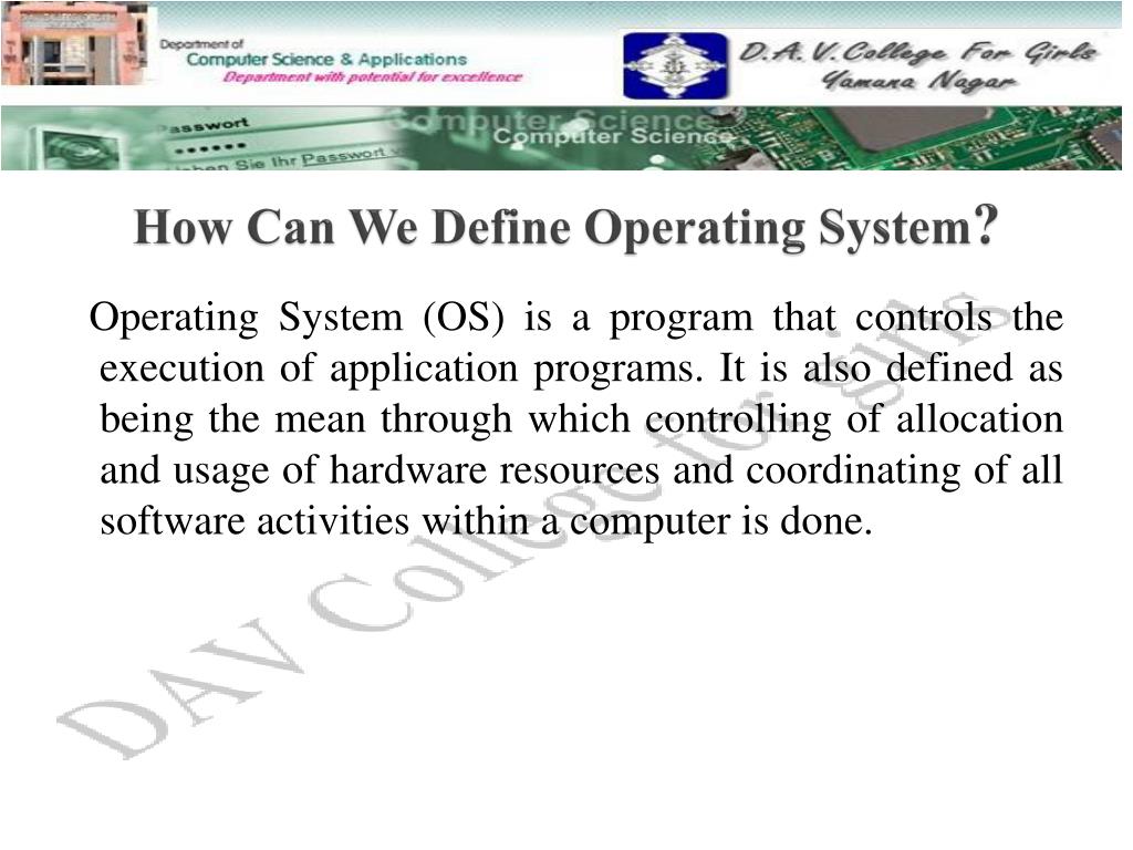 PPT Operating System Fundamentals PowerPoint Presentation, free