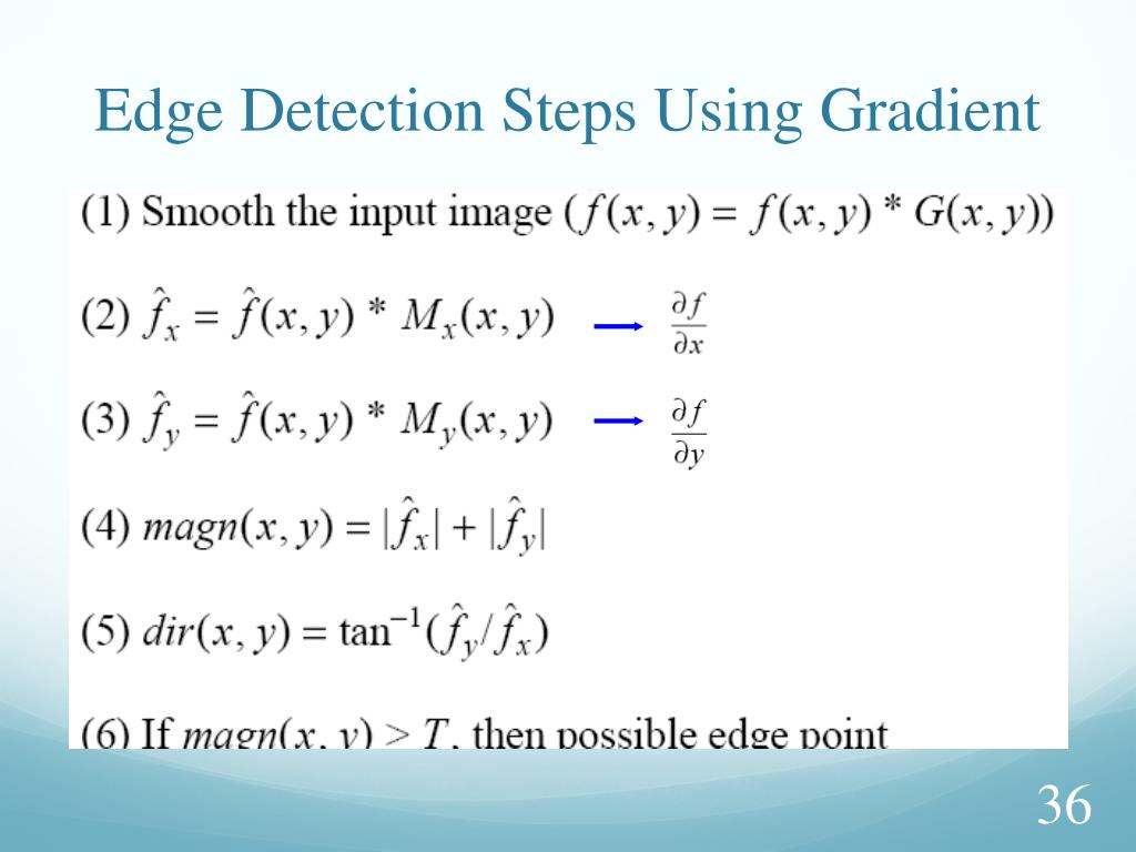 PPT Edge Detection & Image Segmentation PowerPoint Presentation ID