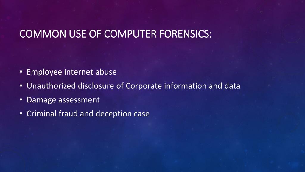 PPT Computer Forensics and Forensics Technology PowerPoint Presentation ID2387899
