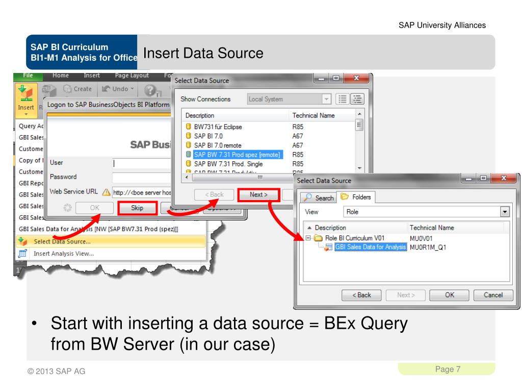 PPT SAP Business Objects Analysis for Office PowerPoint Presentation