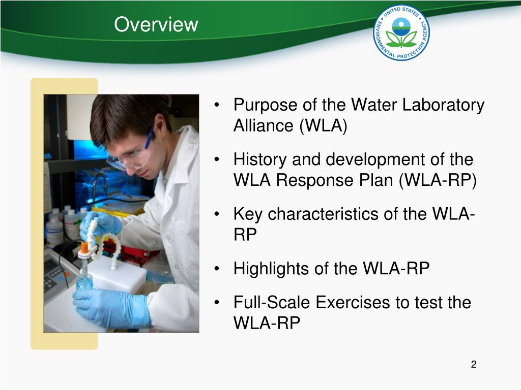 PPT Water Laboratory Alliance Coordination and Water Laboratory