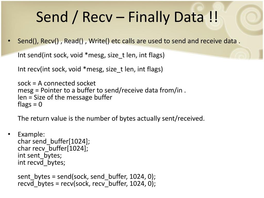 PPT Introduction to Programming in C++ with Sockets PowerPoint