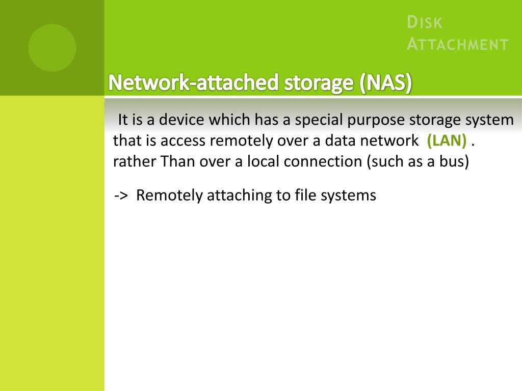 PPT Networkattached storage PowerPoint Presentation, free download