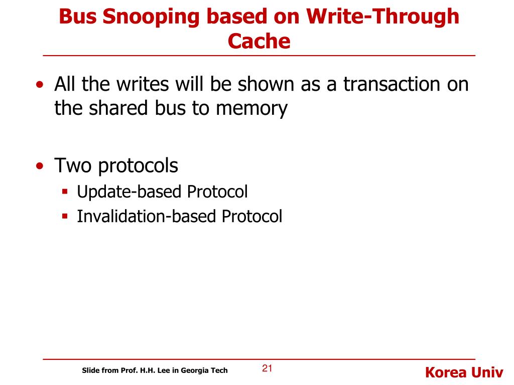 PPT Lecture 2. Snoopbased Cache Coherence Protocols PowerPoint
